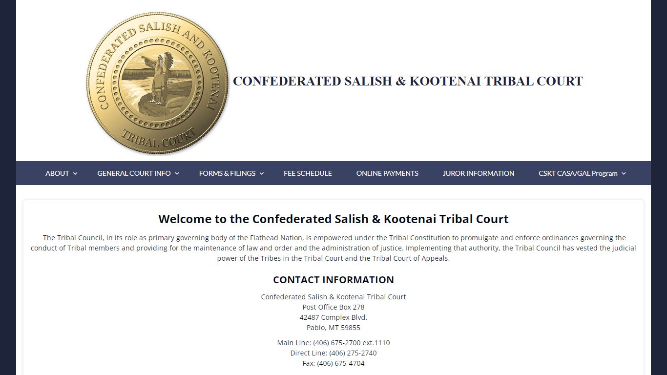 CONFEDERATED SALISH & KOOTENAI TRIBAL COURT